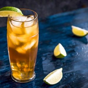 Dark and Stormy Cocktail